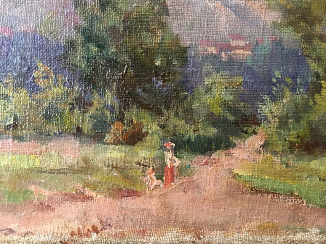 Oil painting Nevkrytyy Denis Nikiforovich Way home - 6
