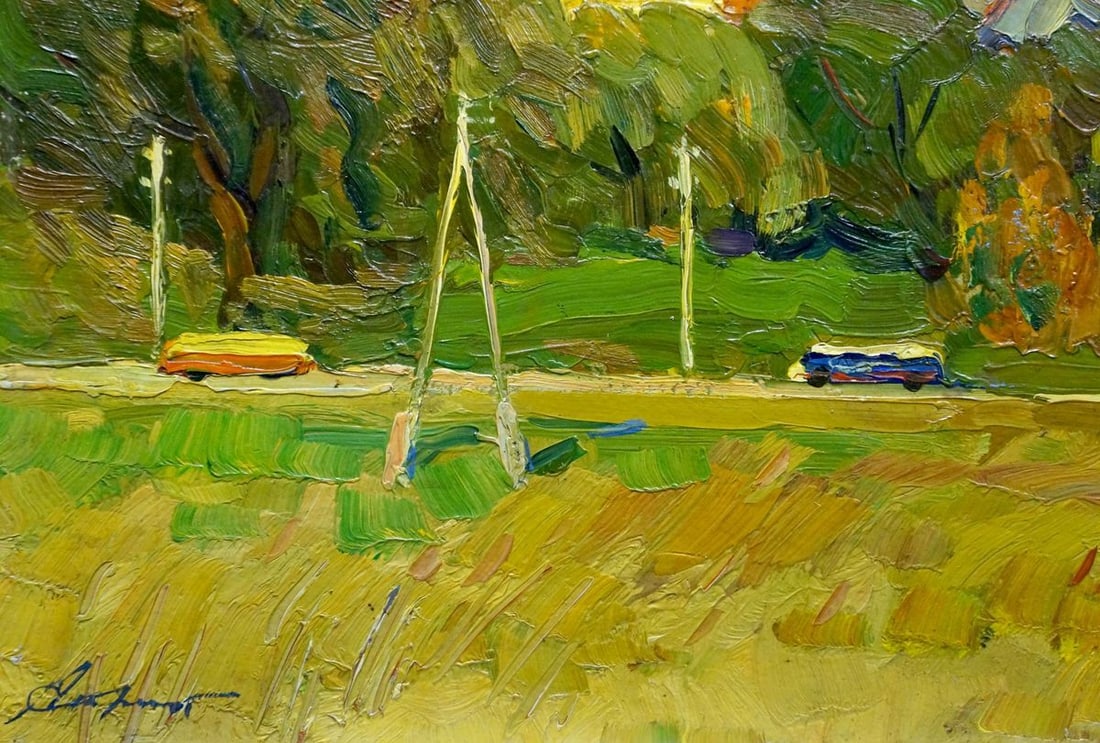 Oil painting By the evening Stremsky Alexander Ivanovich - 2