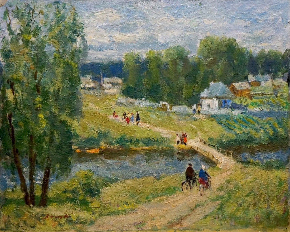 Oil painting Summer Vasetsky Grigory Stepanovich (1 of 8)