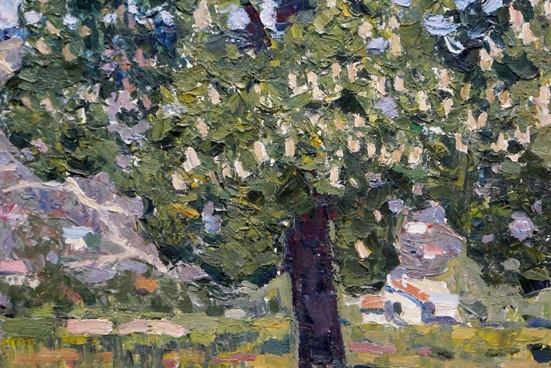Oil painting Tree blossoms Konovalov Yuri Alexandrovich - 2