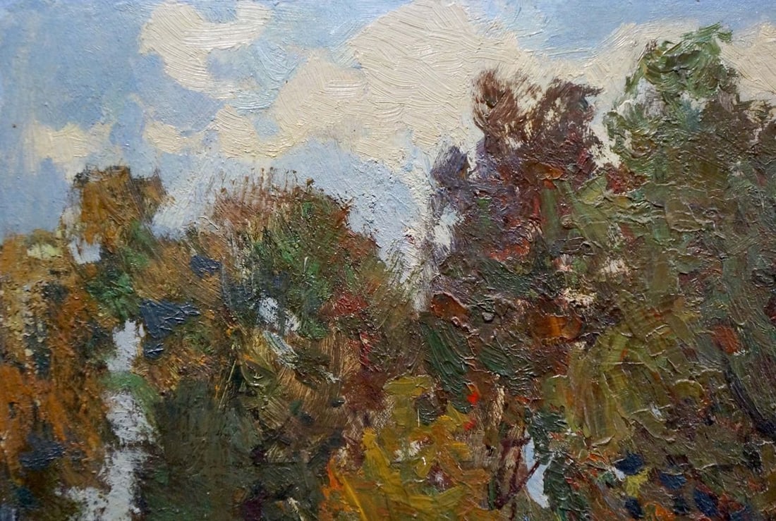 Oil painting Horse near the forest Zhabinsky Leonid Andreevich - 3