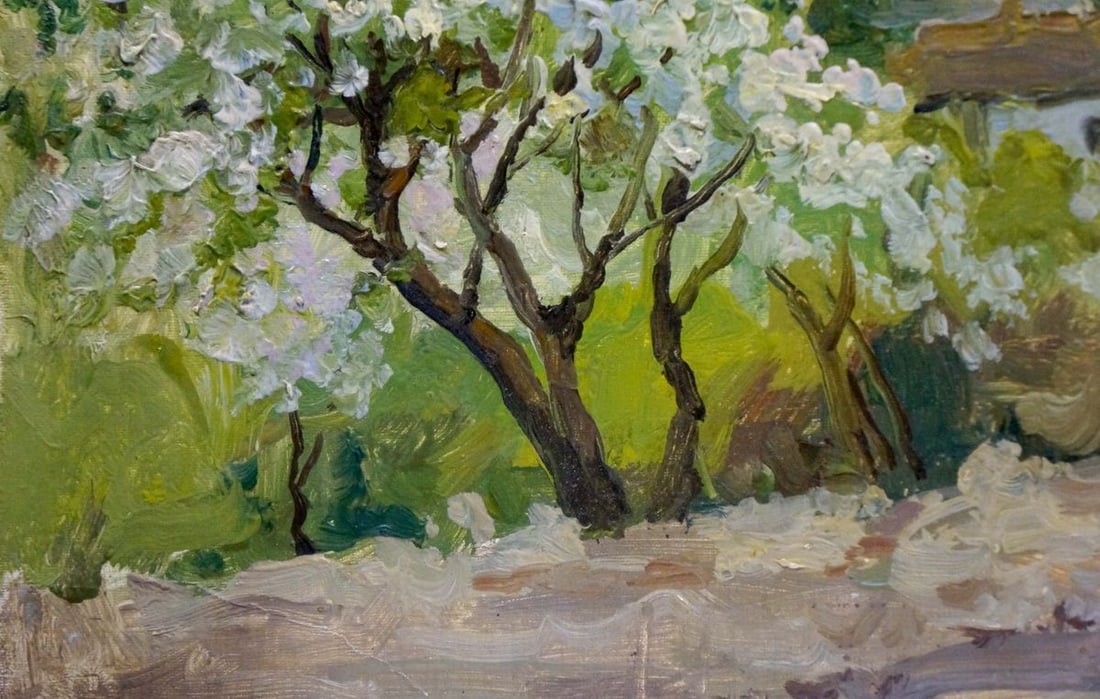 Oil painting Spring day Ivan Makarovich Gonchar - 2