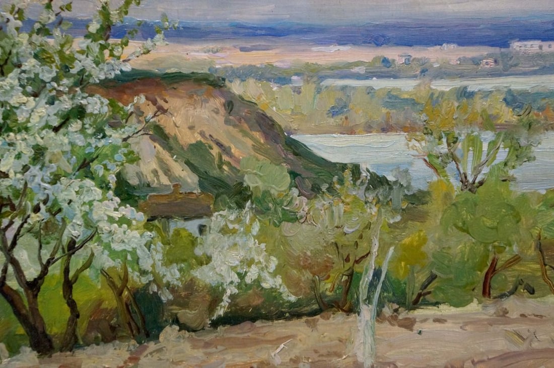 Oil painting Spring day Ivan Makarovich Gonchar - 6