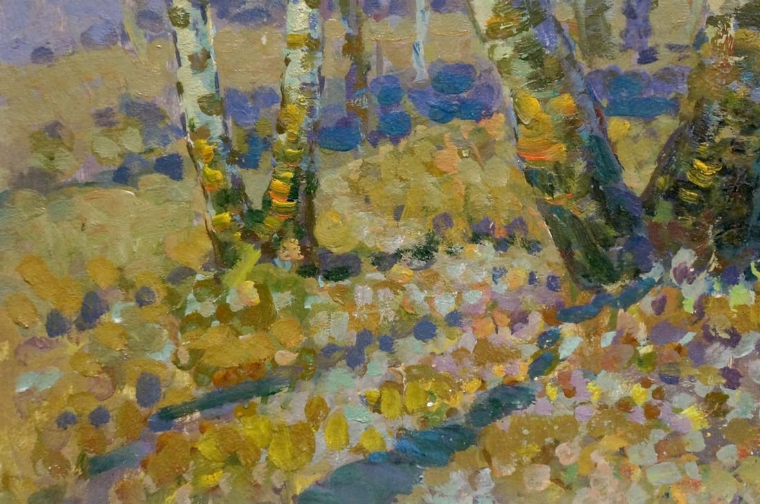 Oil painting Early spring Ruban Grigory Savelievich - 2