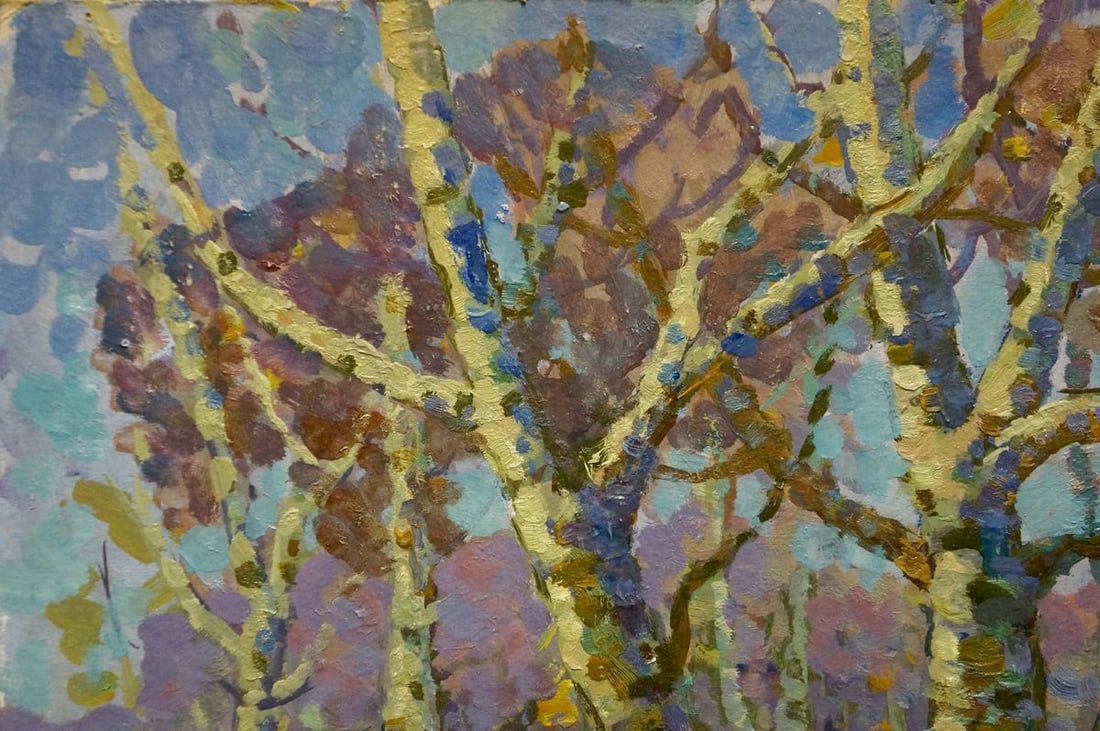 Oil painting Early spring Ruban Grigory Savelievich - 3