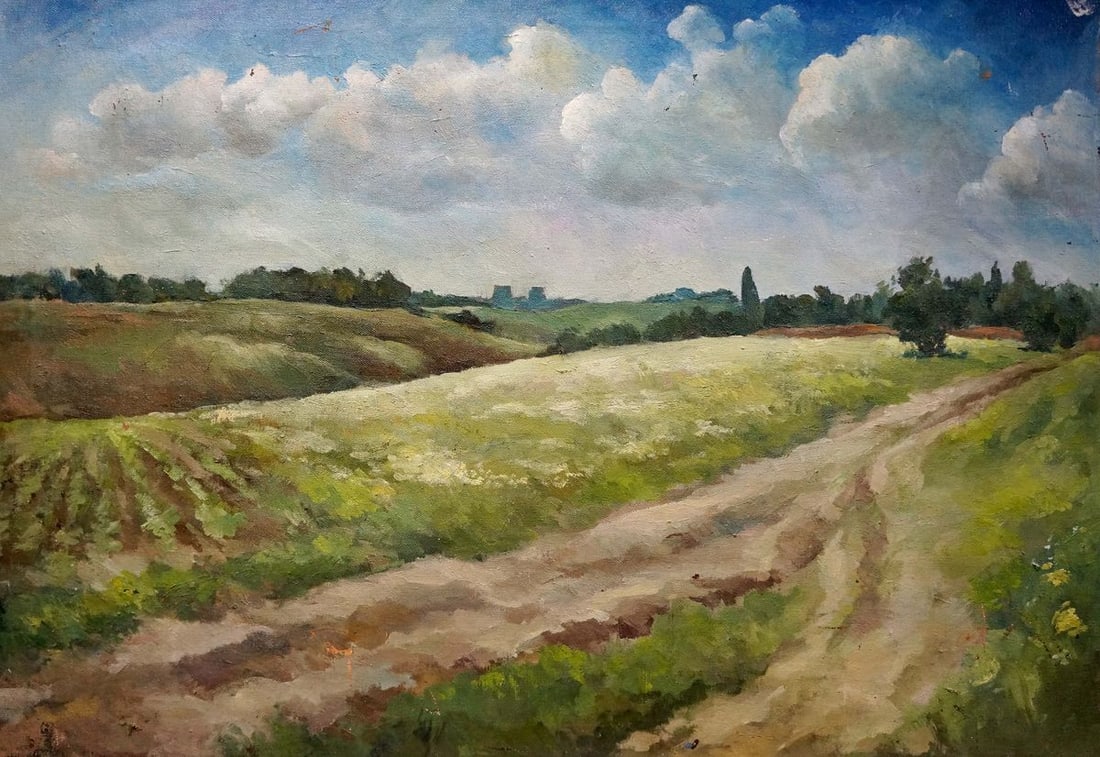 Oil painting Summer day Golubtsov Oleg Georgievich: Title: Oil painting Summer day Golubtsov Oleg Georgievich Description: Verns 908 *** ABOUT THIS PAINTING *** * TITLE: "Summer day" * ARTISTS: Golubtsov Oleg Georgievich * SIZE: 72x104 cm/'28.34x40.94 