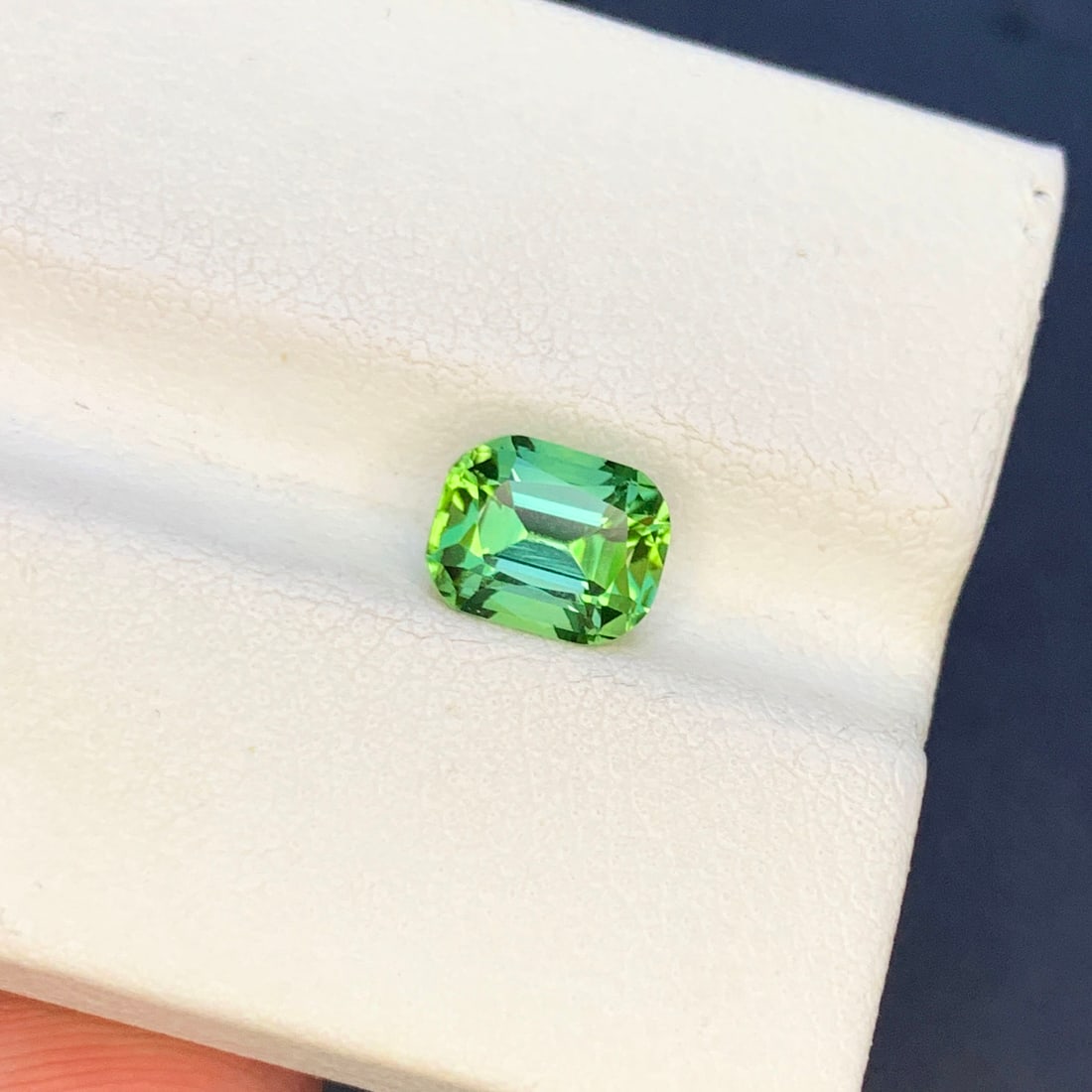 Bluish Green Tourmaline Ring Stone, Natural Tourmaline Gemstone For Ring - 2