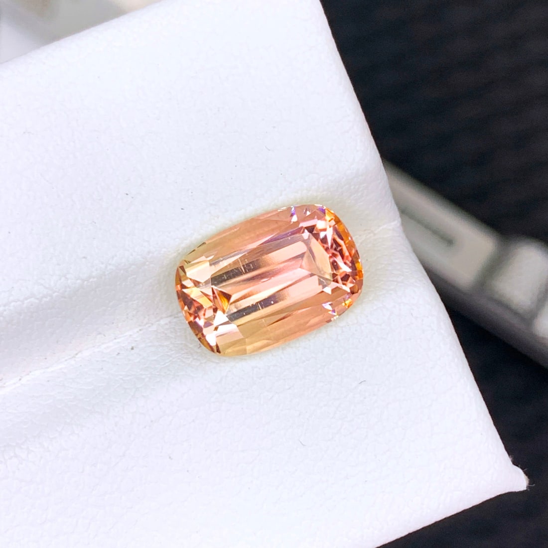 Peach Tourmaline Ring Stone, Natural Tourmaline Gemstone For Jewelry - 2