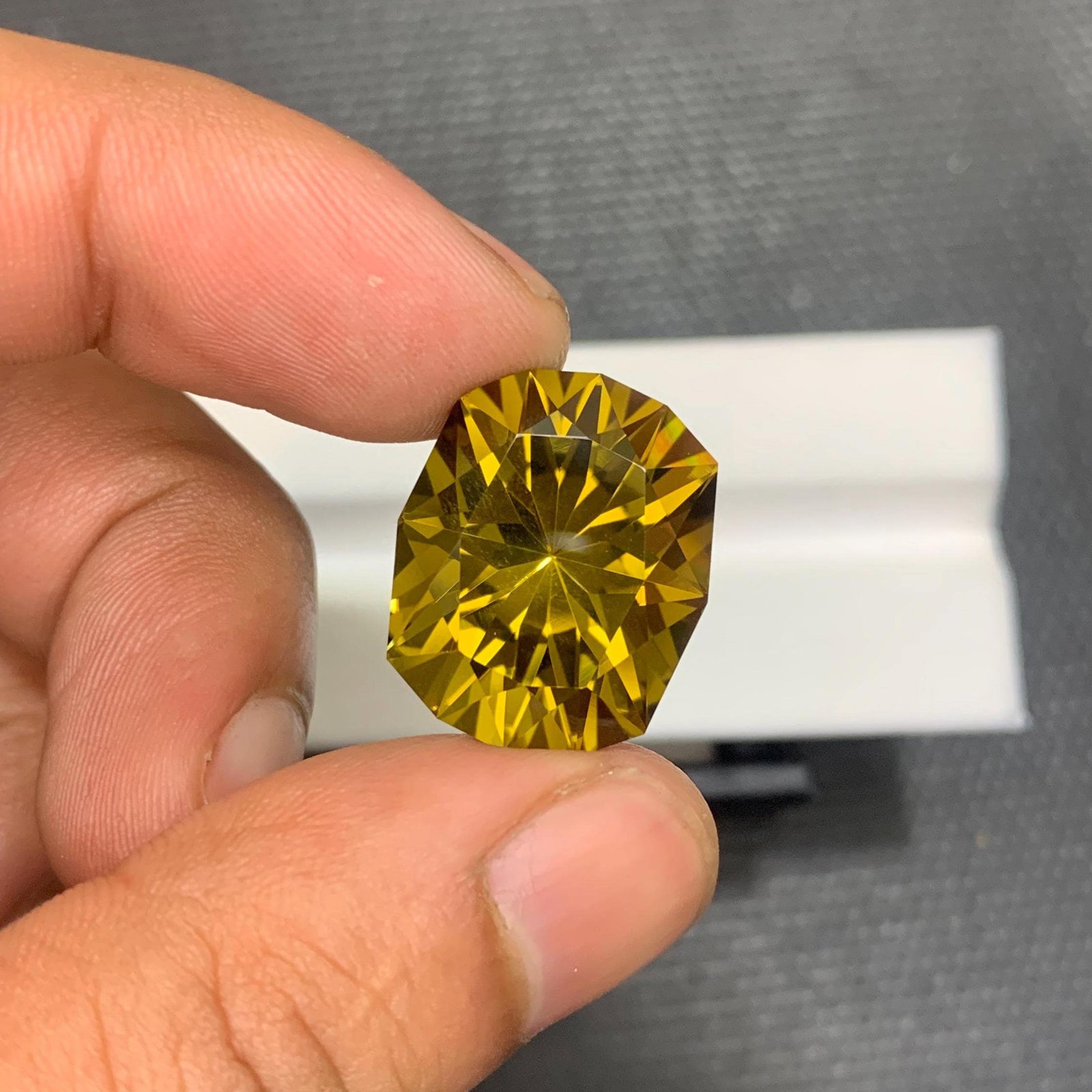 Oval Cut Madeira Citrine Gemstone: 23.92 ct Anniversary Jewelry - 6