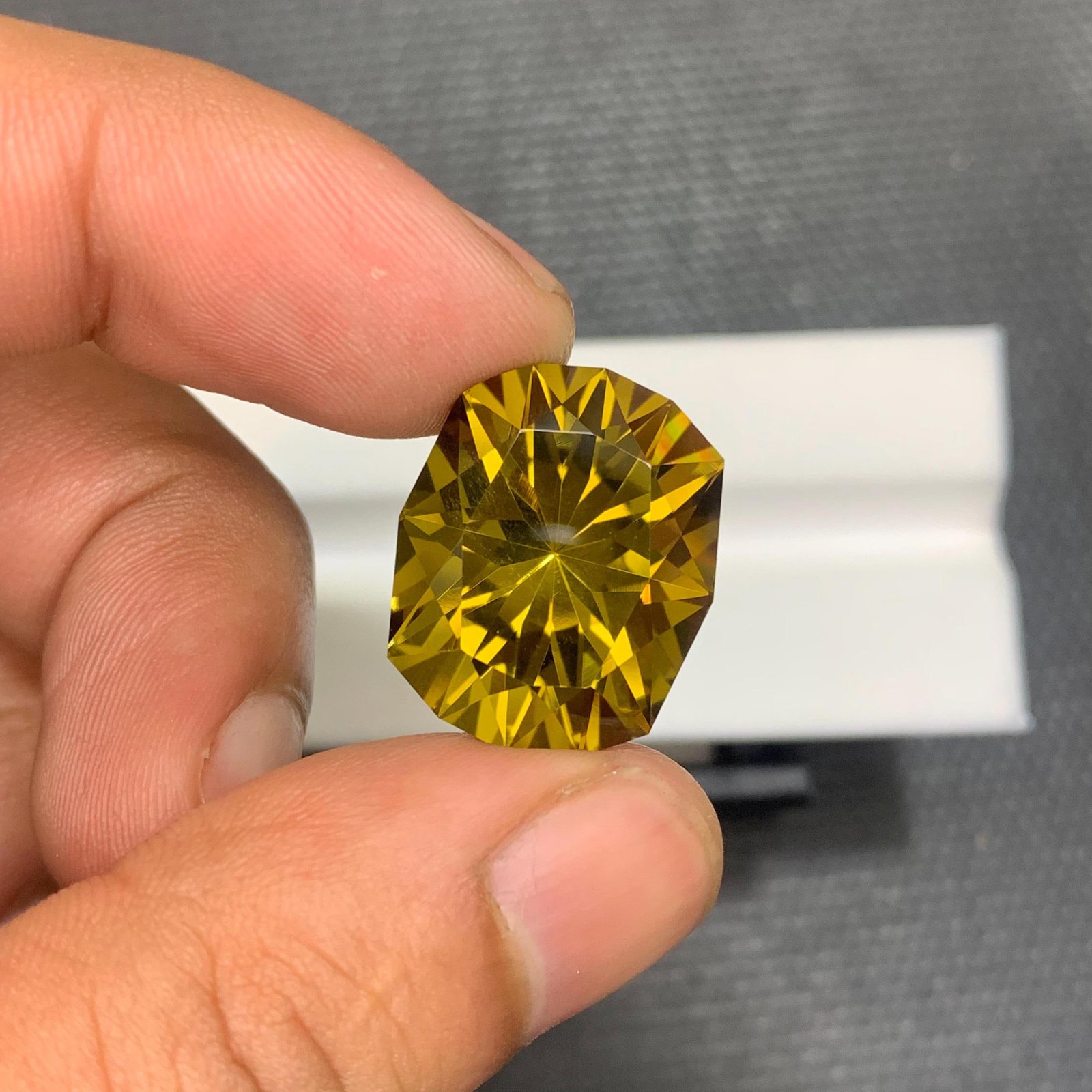 Oval Cut Madeira Citrine Gemstone: 23.92 ct Anniversary Jewelry - 8