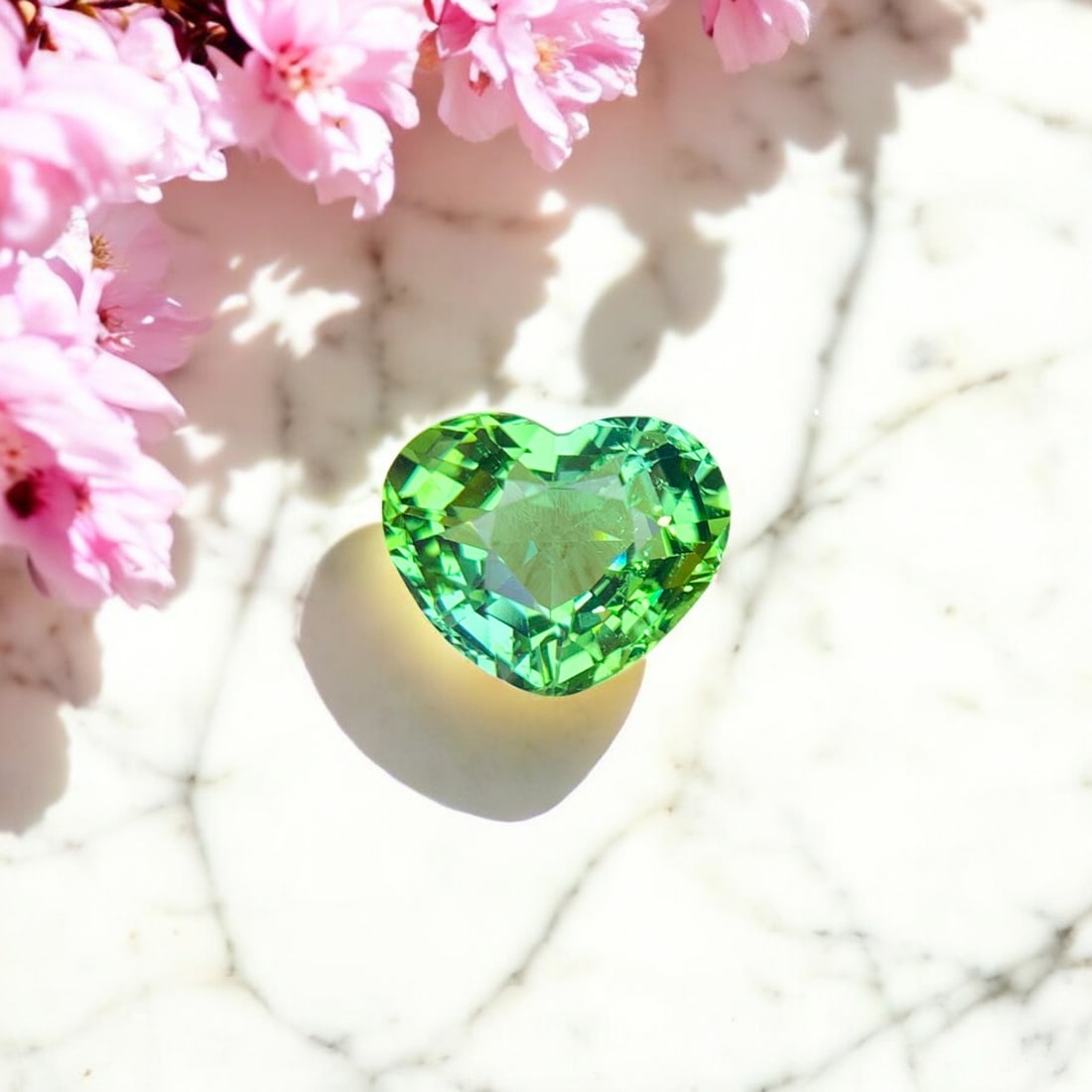 Green Tourmaline Ring Stone, Heart Shape Tourmaline Gemstone For Ring: Title: Green Tourmaline Ring Stone, Heart Shape Tourmaline Gemstone For Ring Description: Dimensions (mm) 9 x 8 x 6 mm Weight (cts) 2 Heart Colours Description Green Tourmaline Ring Stone, Heart