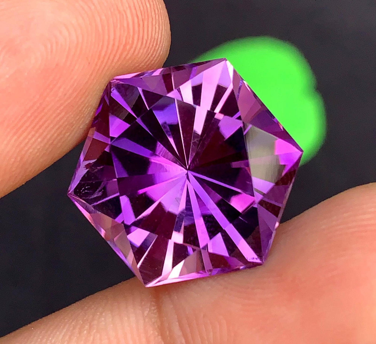 Fancy Cut Amethyst Gemstone: February Birthstone, Jewelry Making (24.30 Carats) - 7