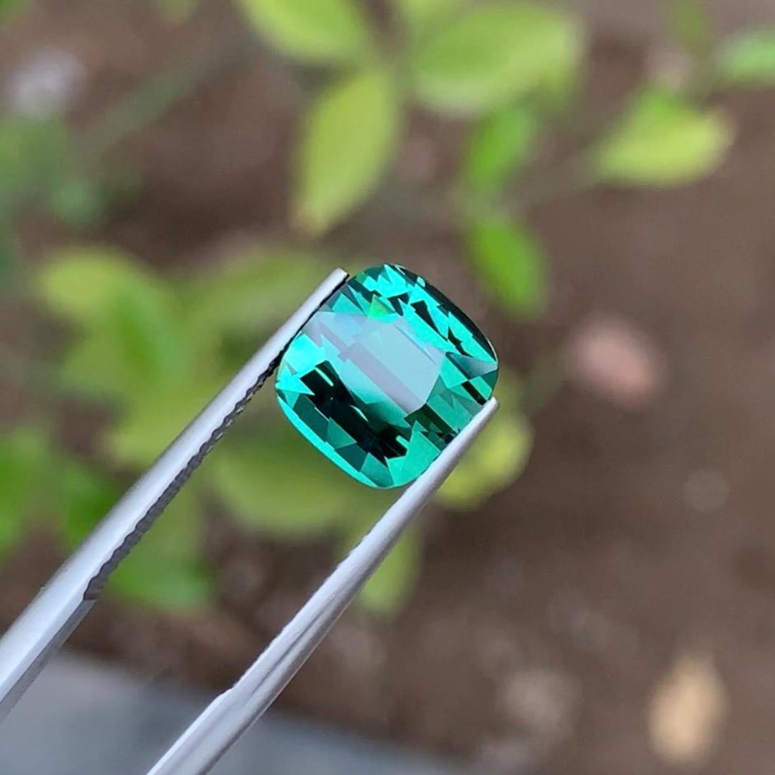 Bluish Tourmaline Gemstone For ring making, Natural Tourmaline Ring Stone - 2