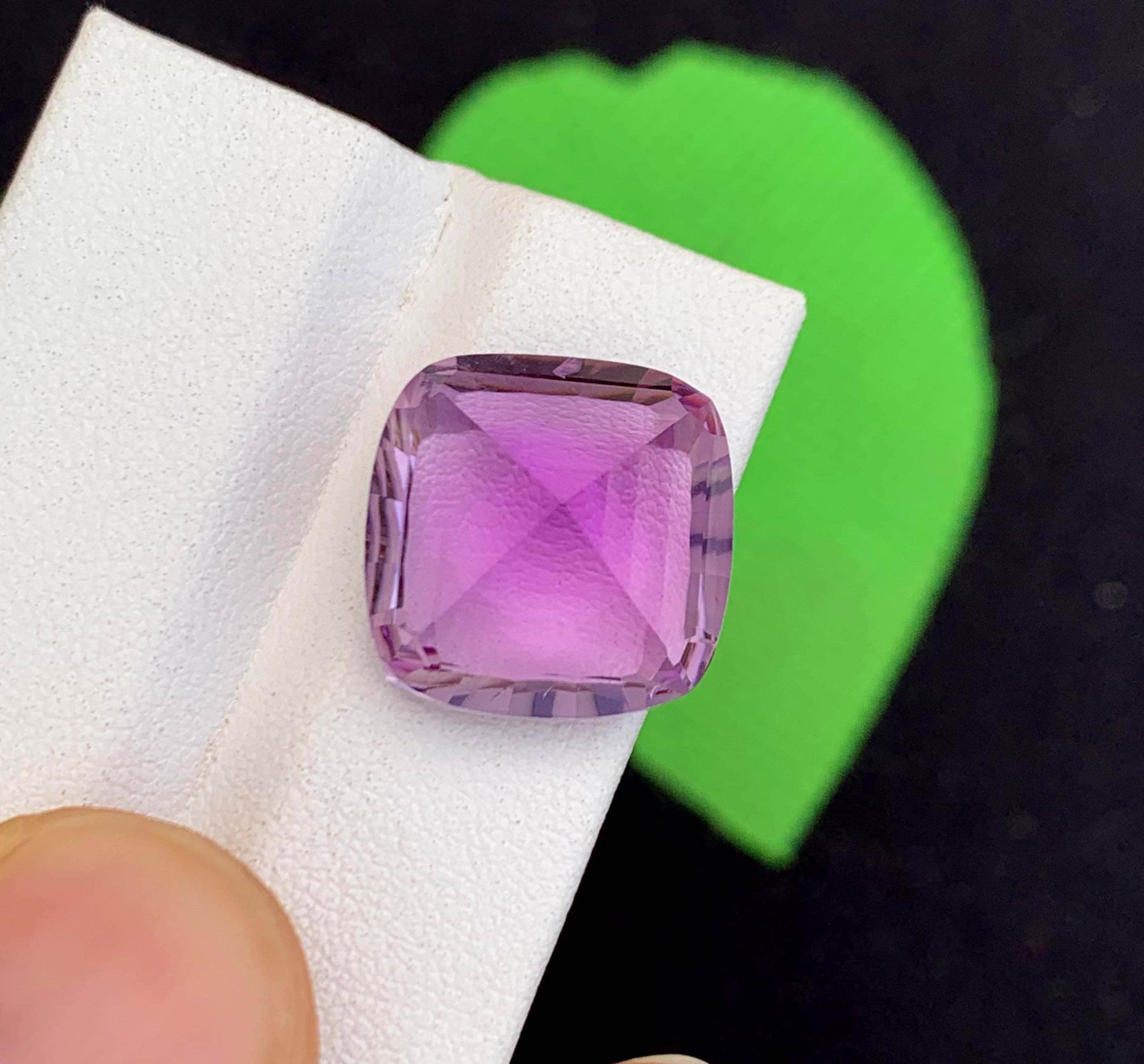Natural Amethyst Gemstone: 12.90 Carat Fancy Cut February Birthstone - 9