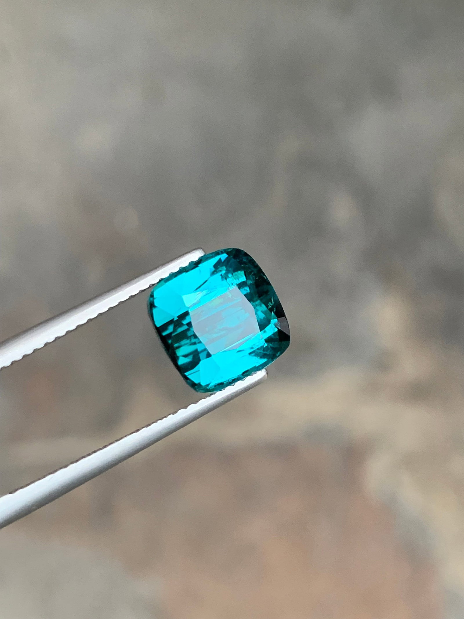 Ink Blue Tourmaline Gemstone: 4.50 Carat Raw Crystal (1 of 19)