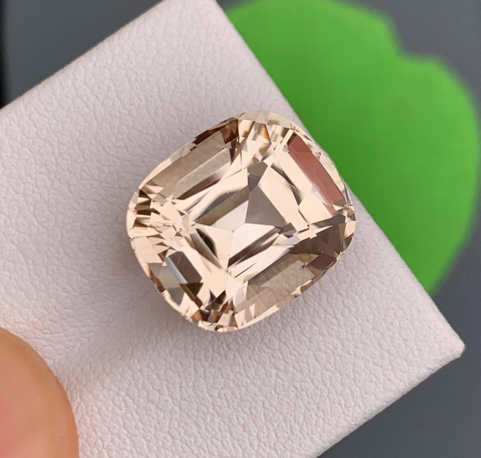 Natural Imperial Topaz Gemstone: 13.67 Carat Golden Yellow Cushion Cut: Title: Natural Imperial Topaz Gemstone: 13.67 Carat Golden Yellow Cushion Cut Description: Gemstone: Topaz Carat weight: 13.67 Natural Imperial Topaz Gemstone , Rich Color Natural Faceted Cushion Cut