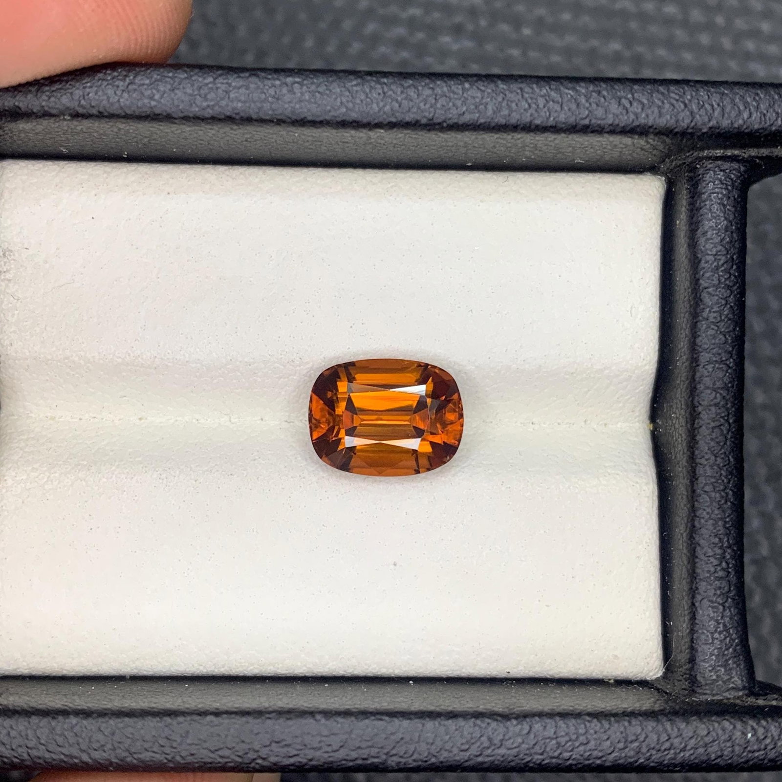 Honey Brown Bastnaesite Gemstone: 5.05 CT Loupe Clean Cushion Cut - 7