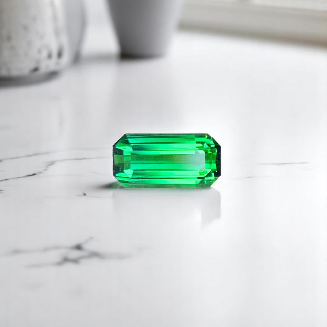 Green Tourmaline Ring Stone, Natural Tourmaline Gemstone, Tourmaline Stone: Title: Green Tourmaline Ring Stone, Natural Tourmaline Gemstone, Tourmaline Stone Description: Dimensions (mm) 9 x 5 x 4 mm Weight (cts) 1.65 Emerald Colours Description Green Tourmaline Ring Stone,