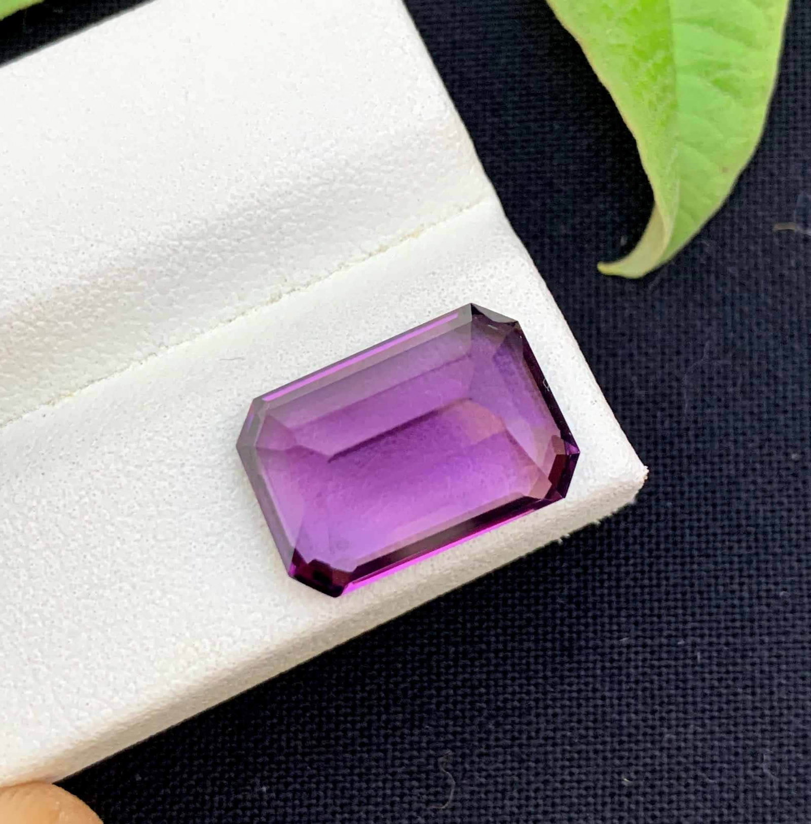 Emerald Cut Amethyst Gemstone: 7.30 Carats, February Birthstone - 11