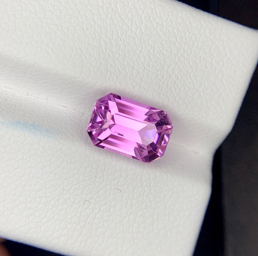 Lilac Pink Kunzite Ring Stone, Natural Kunzite Gemstone For Jewelry - 2