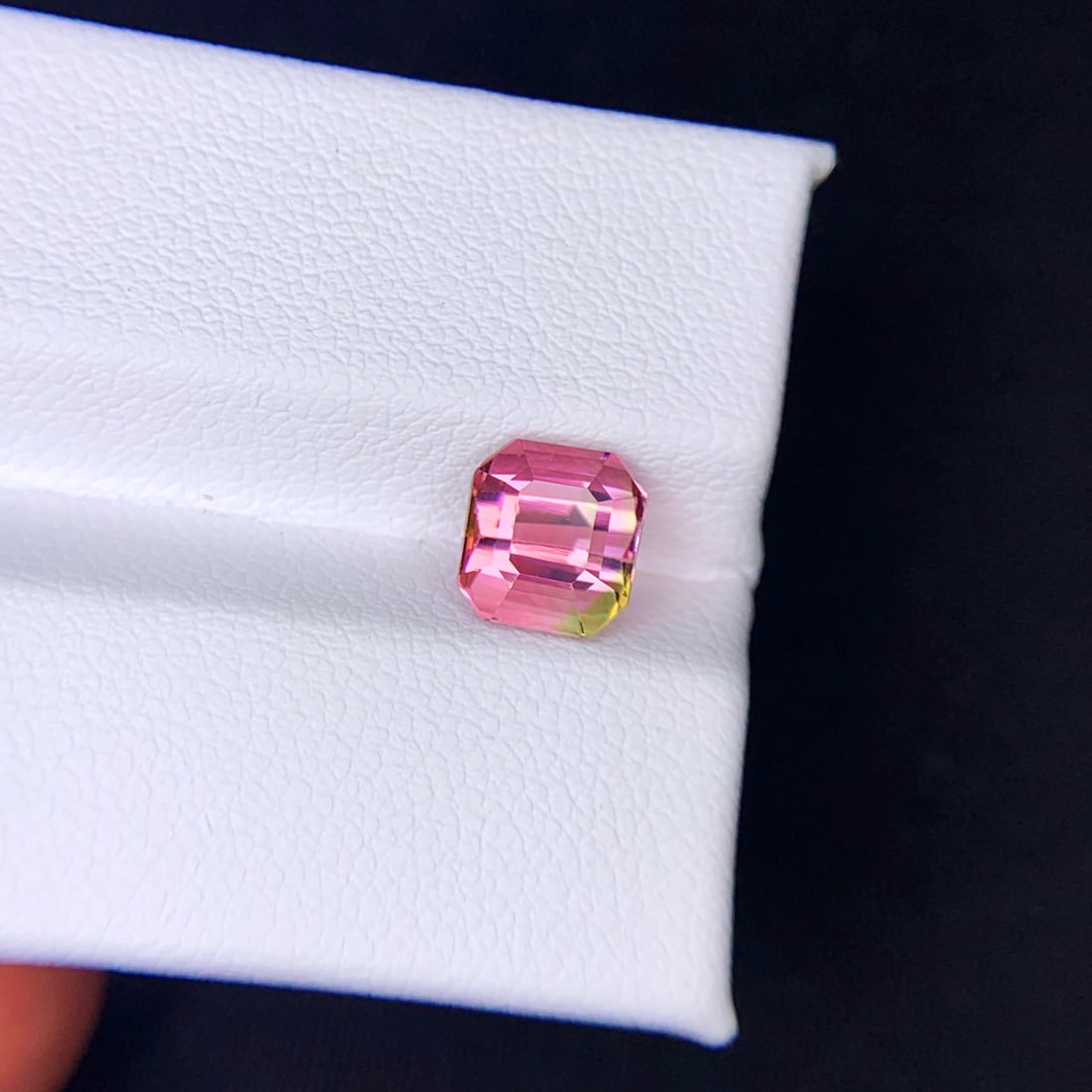 Bi Color Tourmaline Gemstone, Natural Tourmaline Ring Stone - 2