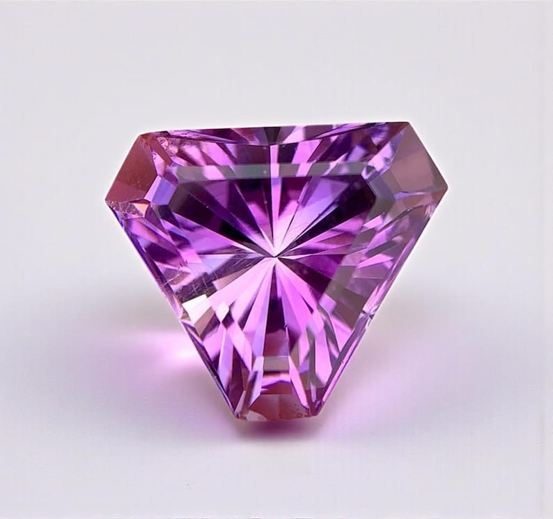 Fancy Cut Amethyst Gemstone: February Birthstone, Jewelry Making (8.90 Carats) (1 of 5)