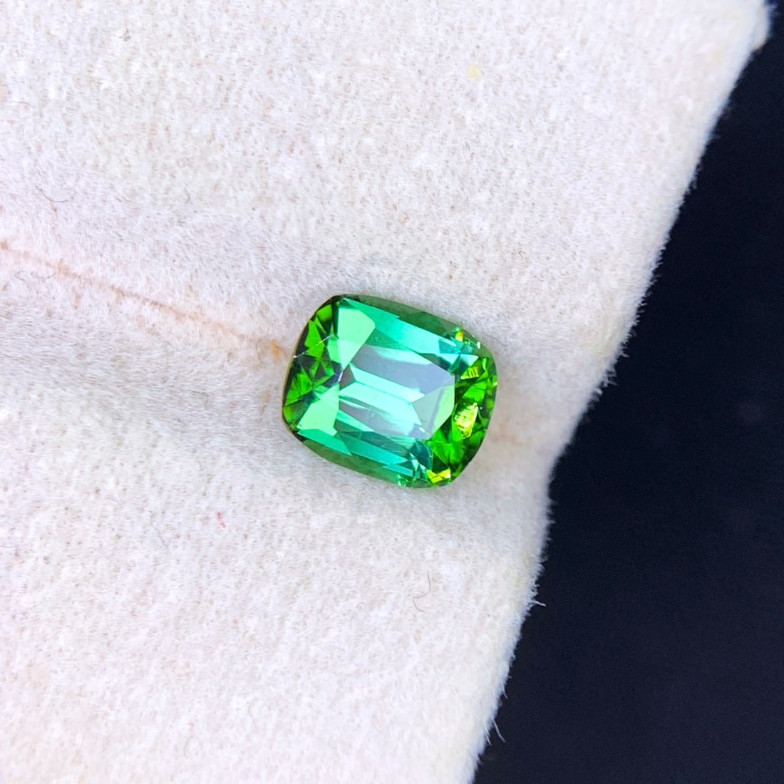 Natural Tourmaline Ring Stone, Green Tourmaline Gemstone For Ring - 2