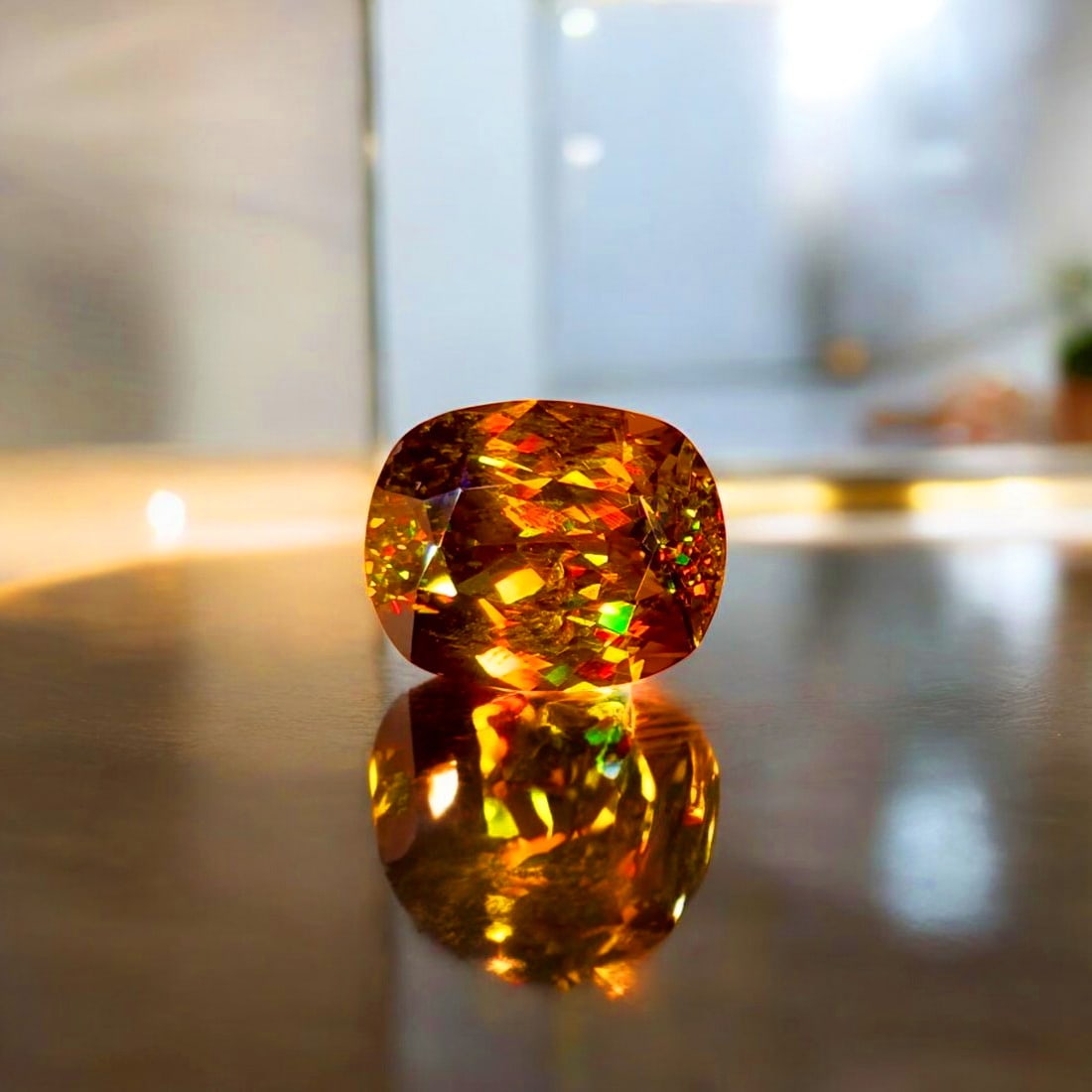 Deep yellow Sphene Ring Stone, Full Fire Sphene Gemstone For Jewelry Making - 2