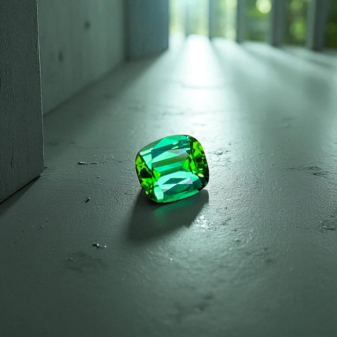 Bluish Green Tourmaline Ring Stone, Natural Tourmaline Gemstone For Jewelry (1 of 2)