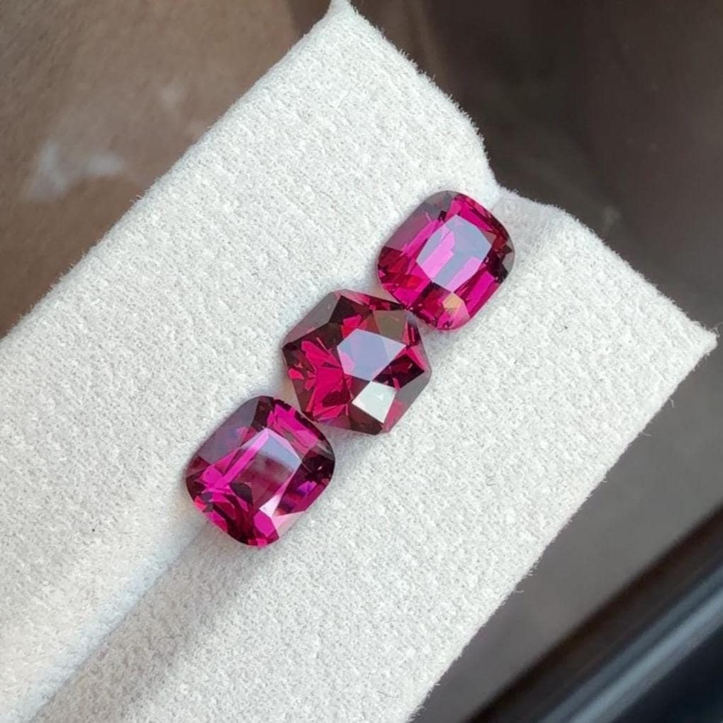 Raspberry Pink Garnet Gemstones – Fancy Octagon & Cushion Cut, Tanzania Mine: Title: Raspberry Pink Garnet Gemstones – Fancy Octagon & Cushion Cut, Tanzania Mine Description: Gemstone: Garnet Carat weight: 9.48 While best known for its deep, wine-red hue, garnet, January 