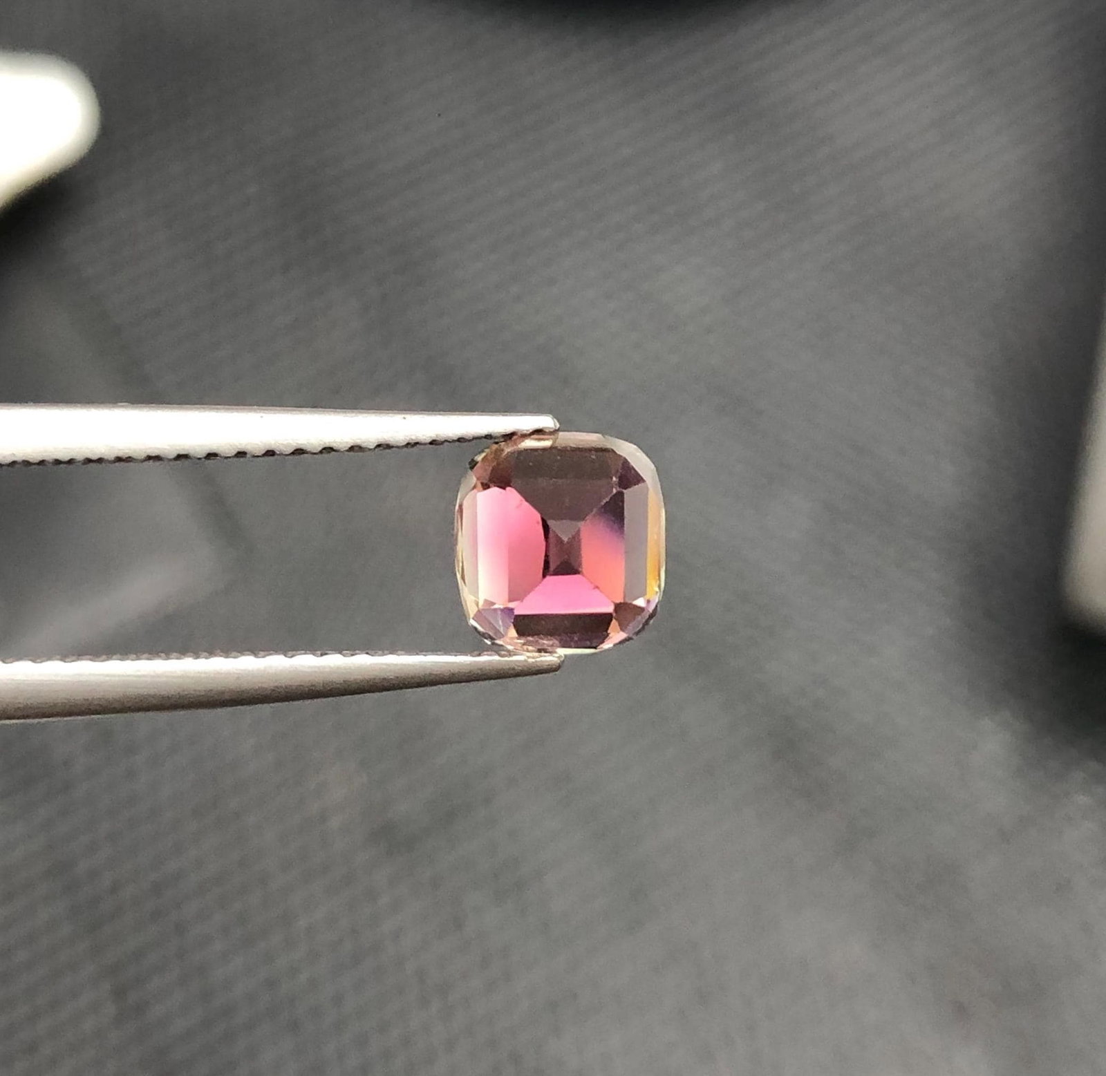 Hot Pink Tourmaline Gemstone: Natural Cushion Cut, Afghanistan Origin - 9