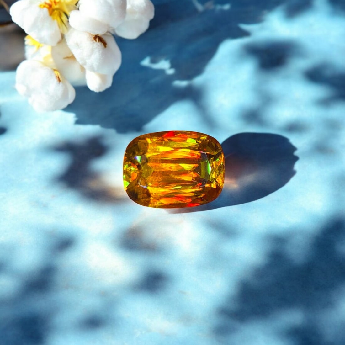 Full Fire Sphene Ring Stone, Loose Sphene Gemstone, Natural Sphene Stone (1 of 2)