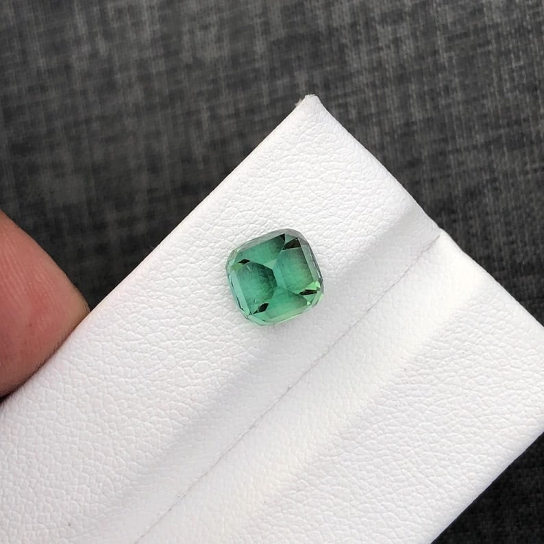 Afghanistan Bluish Tourmaline Gemstone: Cushion Cut, 2.72 Carat - 8