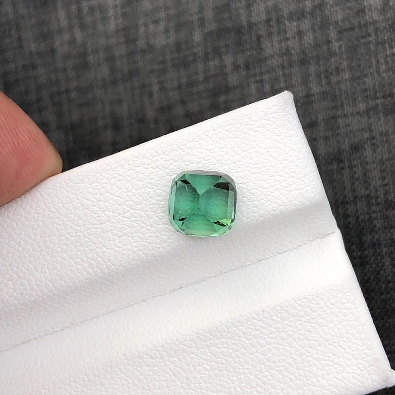 Afghanistan Bluish Tourmaline Gemstone: Cushion Cut, 2.72 Carat - 9