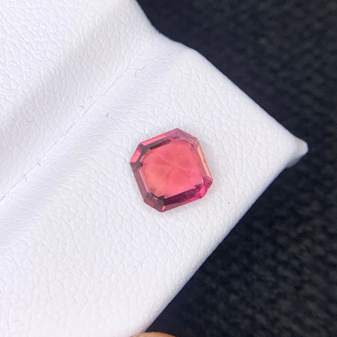 Deep Pink Tourmaline Ring Stone, Natural Tourmaline Gemstone For Jewelry - 2