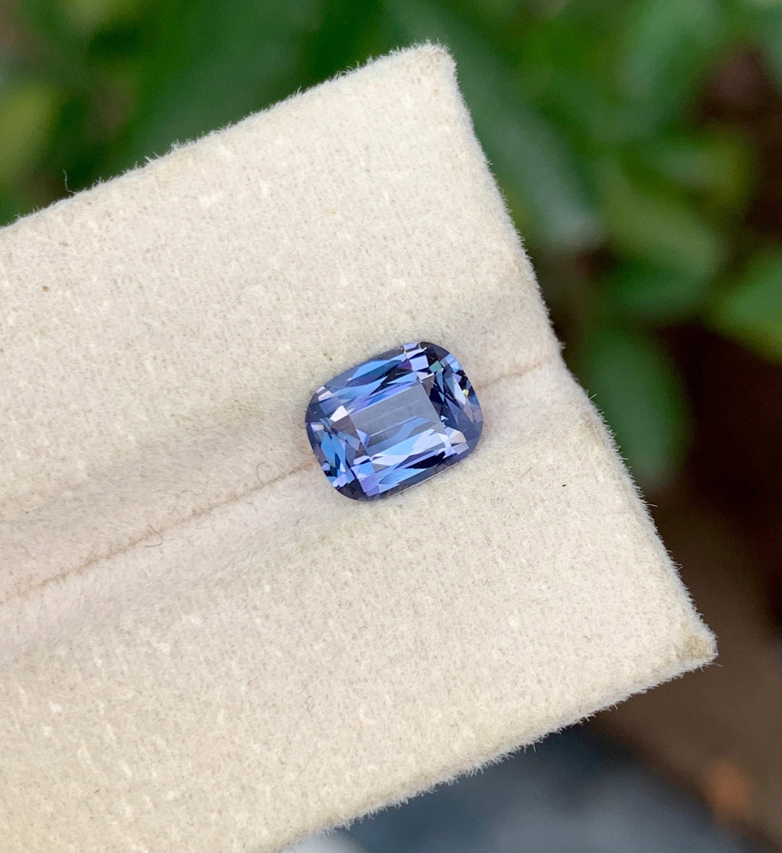 2.15 Carat Violet Blue Spinel: Natural Cushion Cut Gemstone from Tanzania - 11