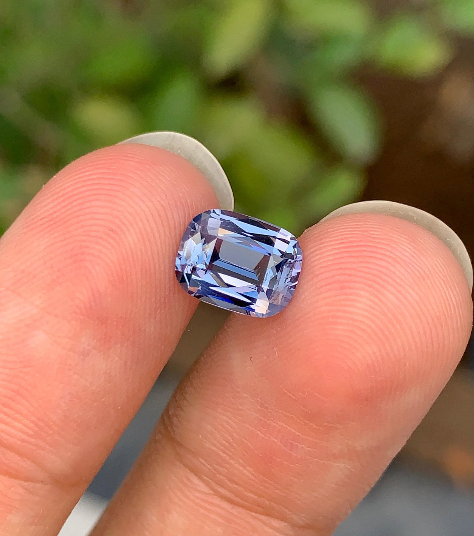 2.15 Carat Violet Blue Spinel: Natural Cushion Cut Gemstone from Tanzania - 12