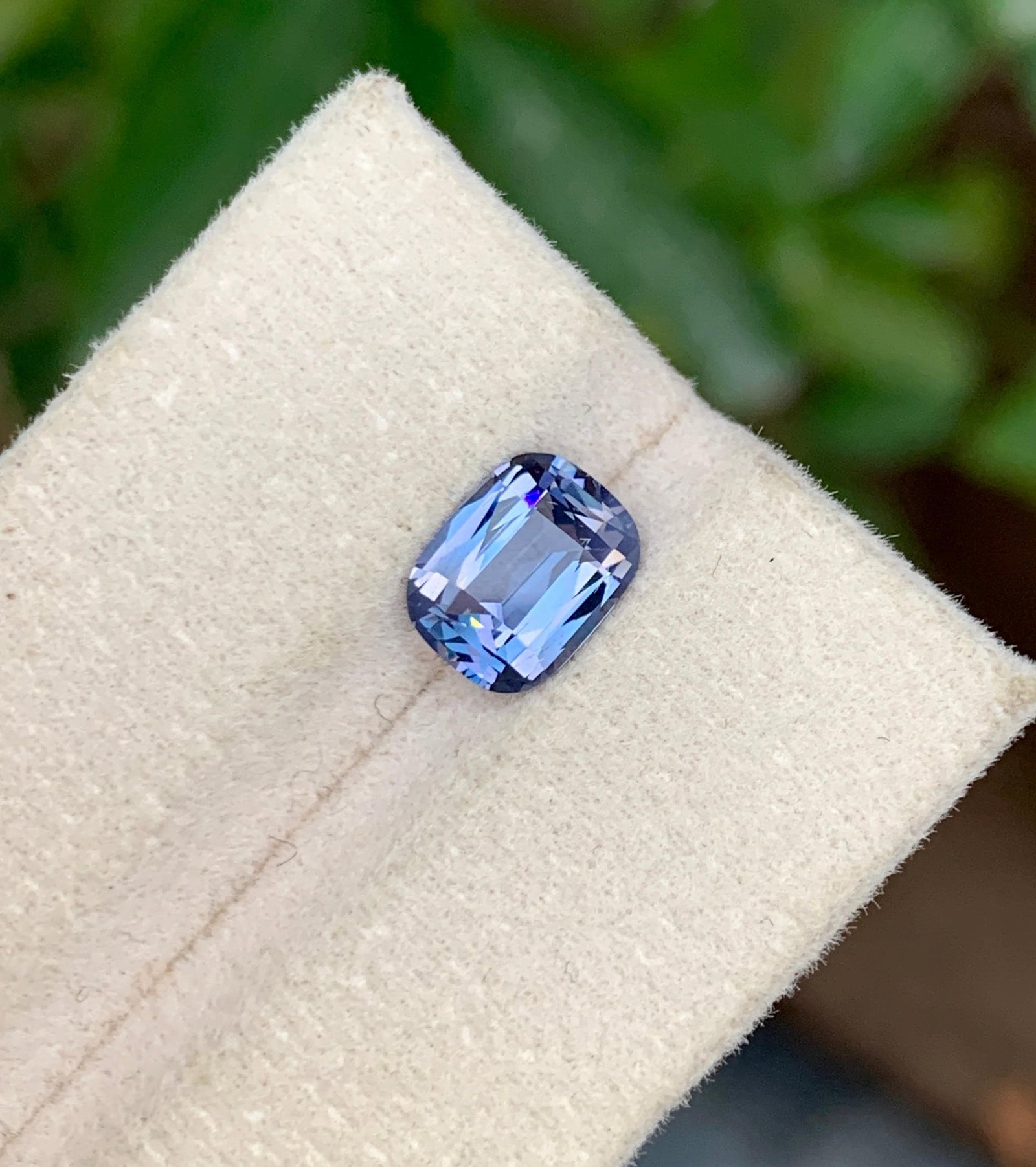 2.15 Carat Violet Blue Spinel: Natural Cushion Cut Gemstone from Tanzania - 4