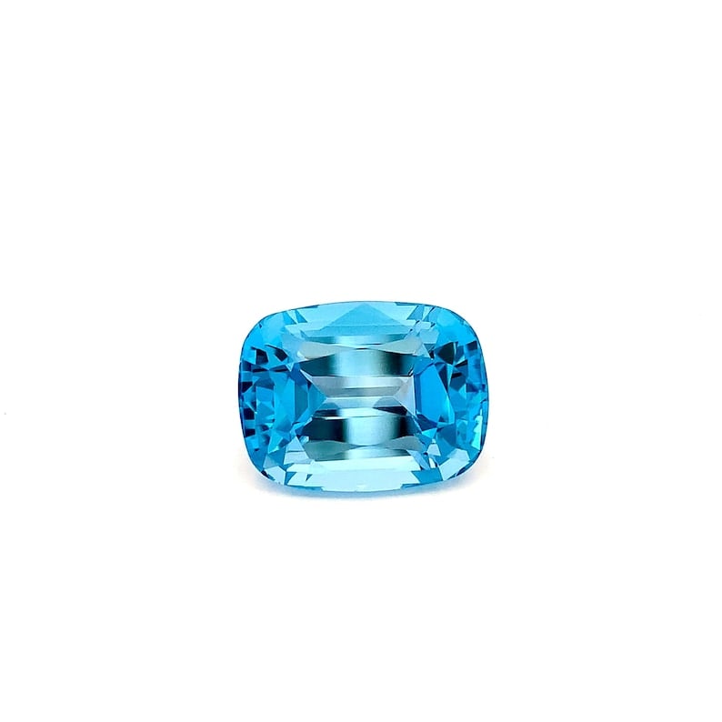 42.40 Carat Swiss Blue Topaz Cushion Cut Loose Gemstone For Jewellery - 5