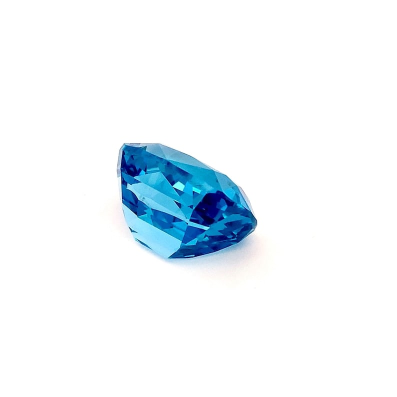 42.40 Carat Swiss Blue Topaz Cushion Cut Loose Gemstone For Jewellery - 7