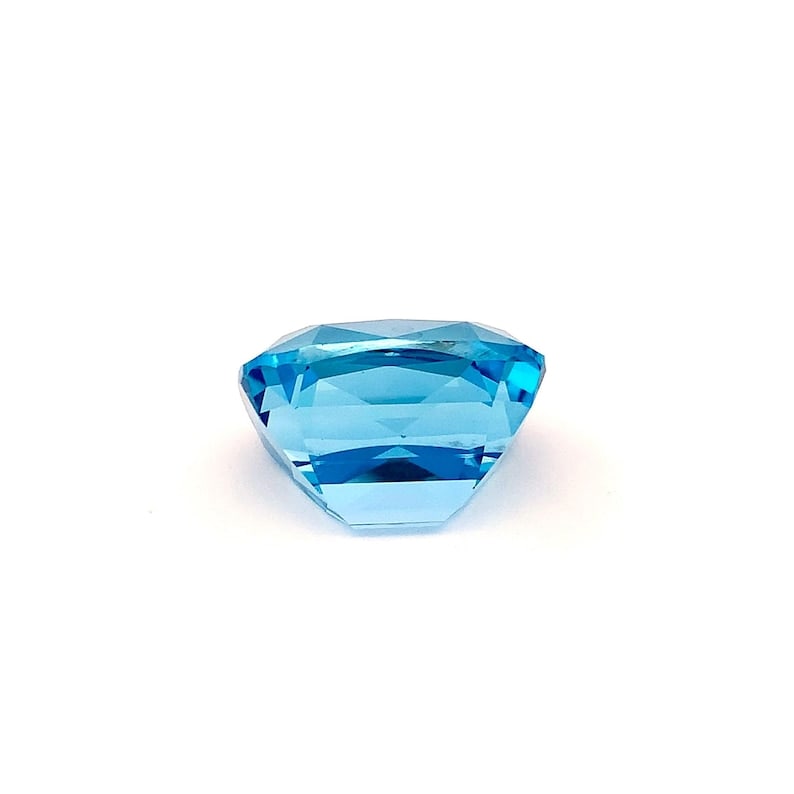 42.40 Carat Swiss Blue Topaz Cushion Cut Loose Gemstone For Jewellery - 9