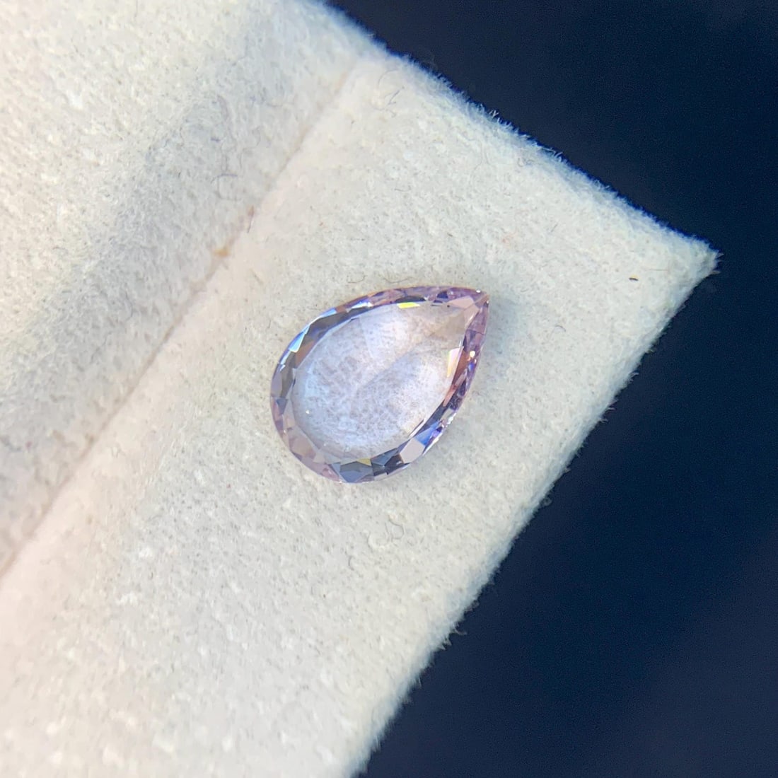 Baby Pink Spinel Gemstone For Ring Making , Pear Cut Spinel Ring Stone - 2
