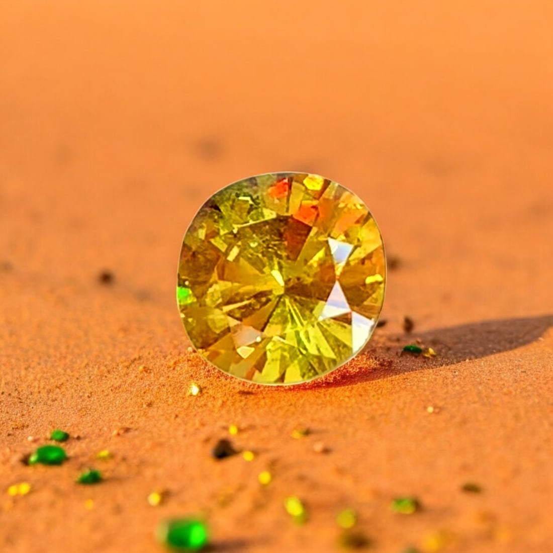 Yellow Sphene Gemstone For Jewelry, Full Fire Sphene Ring Stone: Title: Yellow Sphene Gemstone For Jewelry, Full Fire Sphene Ring Stone Description: Dimensions (mm) 10 x 9.5 x 6 mm Weight (cts) 3.3 Round Colours Description Yellow Sphene Gemstone For Jewelry, Full