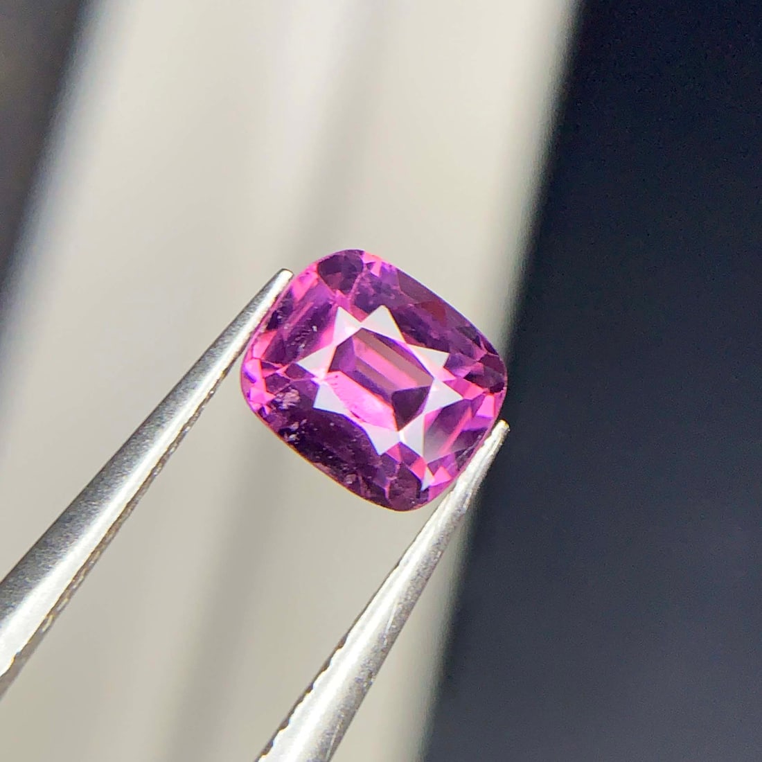 Deep Pink Spinel Ring Stone, Burma Spinel Gemstone For Jewelry: Title: Deep Pink Spinel Ring Stone, Burma Spinel Gemstone For Jewelry Description: Dimensions (mm) 7 x 6 x 4 mm Weight (cts) 1.15 Cushion Colours Description Deep Pink Spinel Ring Stone, Burma Spinel