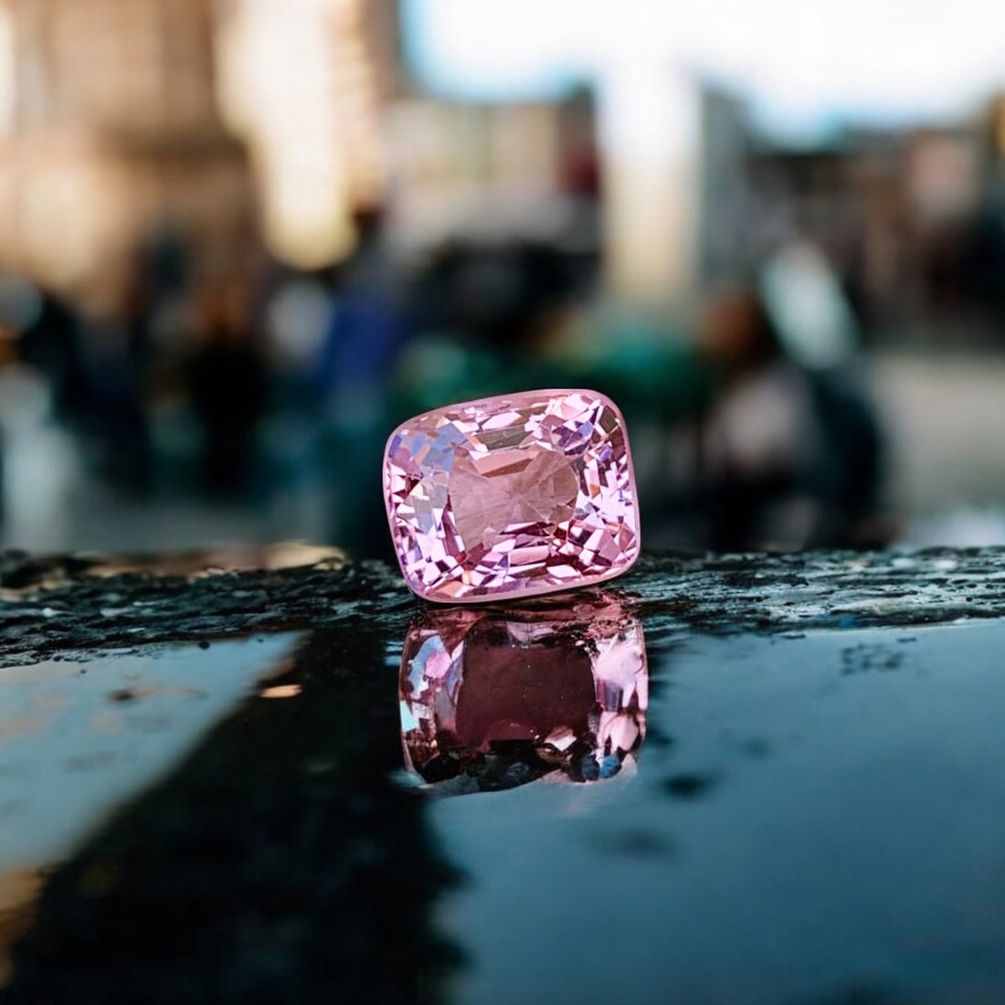 Lavender Spinel Gemstone, Natural Spinel Ring Stone, Pink Spinel Cut Stone: Title: Lavender Spinel Gemstone, Natural Spinel Ring Stone, Pink Spinel Cut Stone Description: Dimensions (mm) 7 x 5 x 4 mm Weight (cts) 1.2 Cushion Colours Description Lavender Spinel Gemstone,