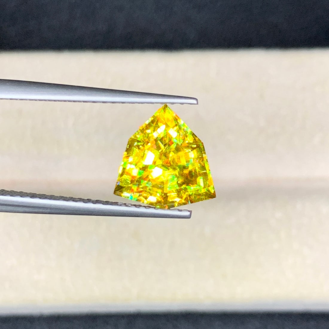 Full Fire Sphene Ring Stone, Natural Sphene Titanite Gemstone For Ring - 2