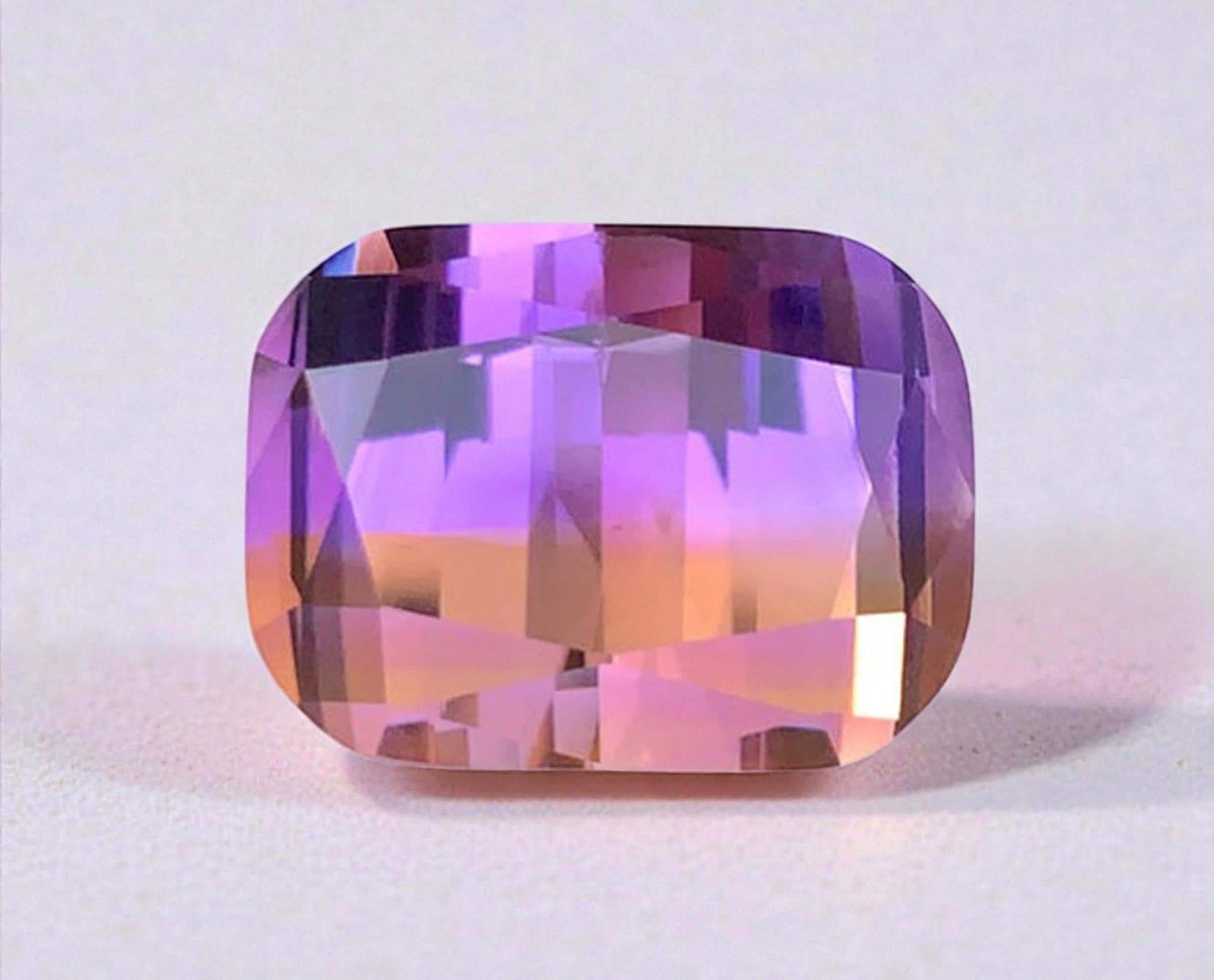 Natural Ametrine Gemstone: 35.00 CT Cushion Cut, February Birthstone: Title: Natural Ametrine Gemstone: 35.00 CT Cushion Cut, February Birthstone Description: Gemstone: Ametrine Carat weight: 35.00 Natural Ametrine Gemstone, For Jewelry Making , Cushion Cut Rich Color A