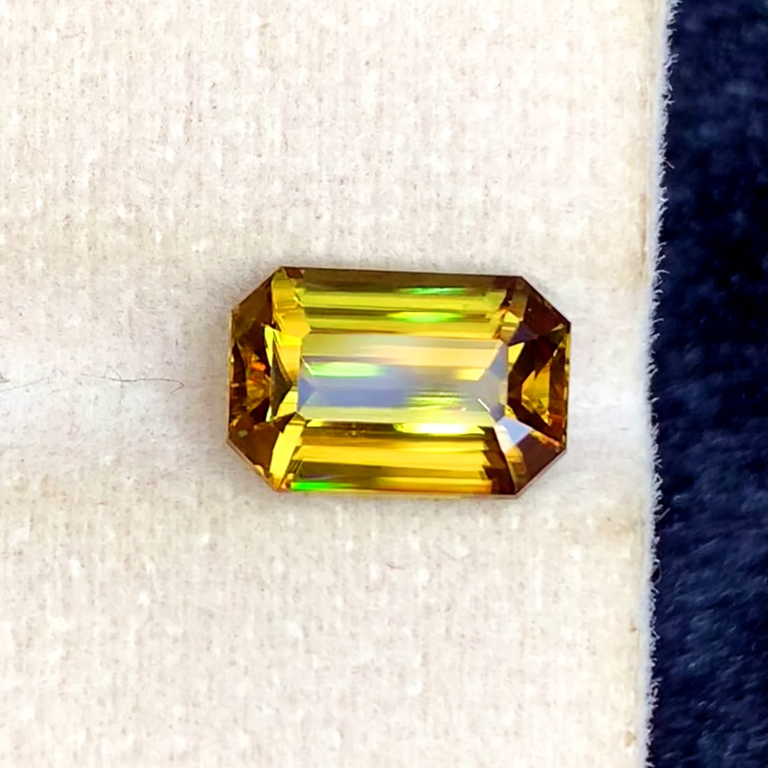 Full Fire Sphene Gemstone, Yellow Sphene Ring Stone, Natural Sphene Stone - 2