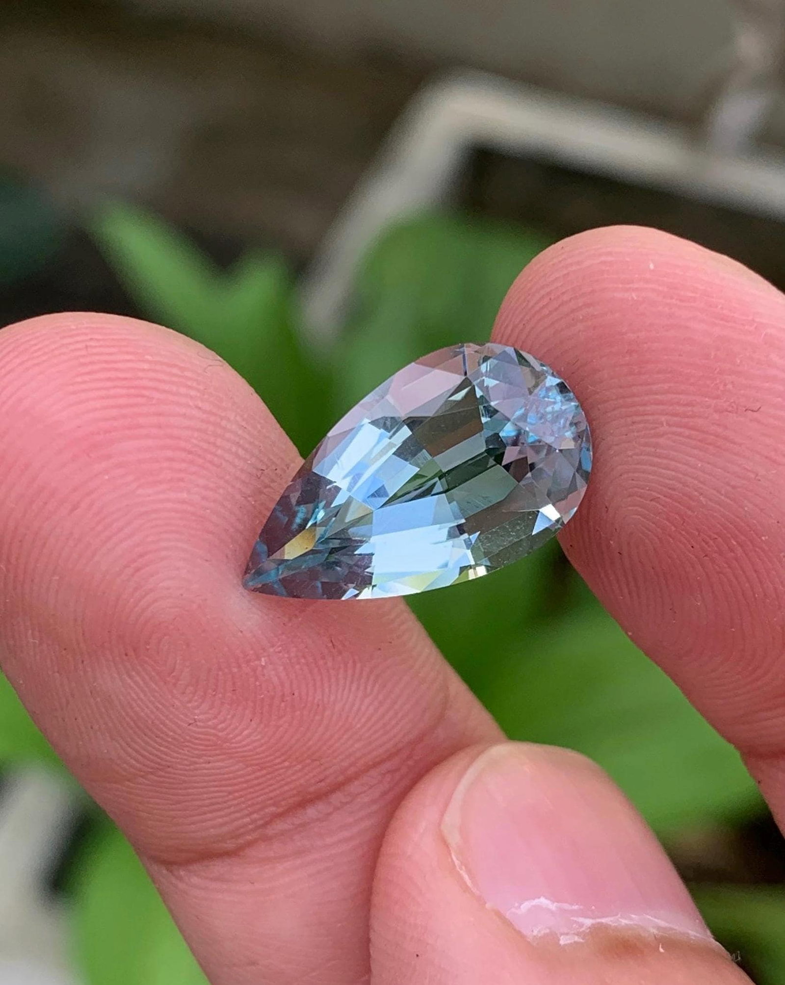 Santa Maria Aquamarine Gemstone: 6.705 CT Pear Cut Stone - 5