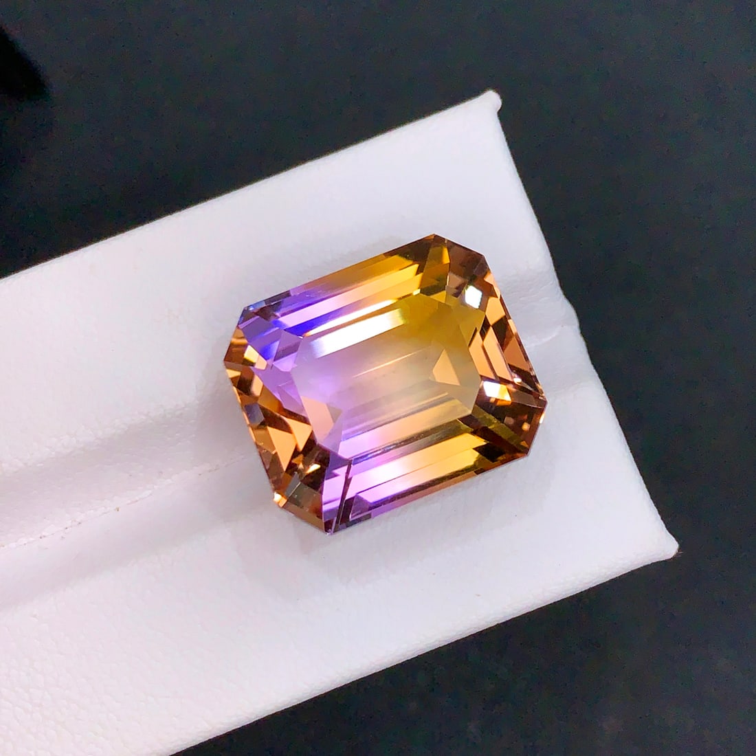 Bi Color Ametrine Loose Gemstone, Natural Ametrine Stone For Jewelry Making - 2